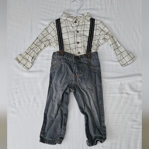 Carter's Baby Boys 2pc Suspender Set